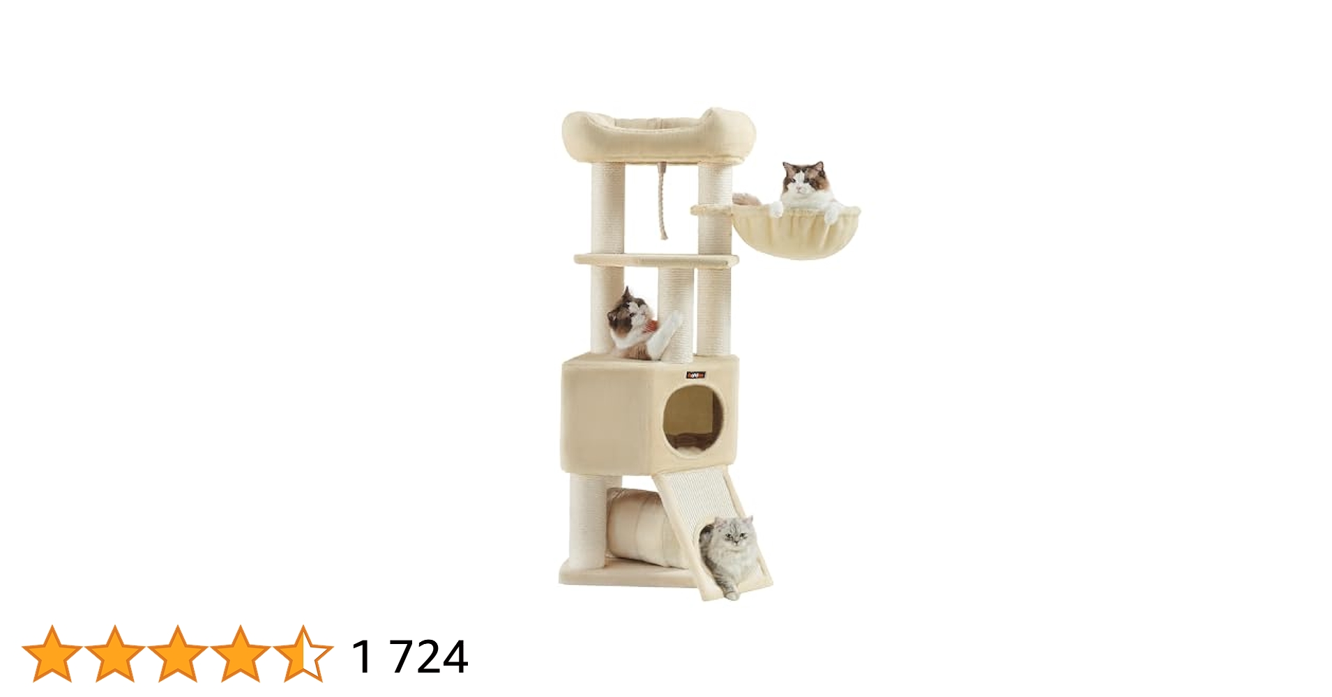 ＊PELLICO＊　ANDREA 35　351/2 Feandrea duży drapak, kocie drzewko M, z jaskinią, hamakiem